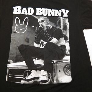 BAD BUNNY HIP HOP RAP CONCERT TOUR TEE T SHIRT Mens M Black
